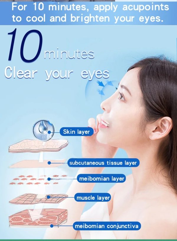 10pcs / 1 Box Eyes Bag Remove Collagen Eye Patch Instant Fade Fine Lines Dark Circles Fat Particles Moisturizing Anti-puffiness Korea Eye Care