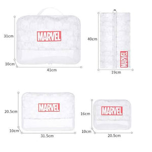 4 Pcs Set Marvel- Travel Storage Bag