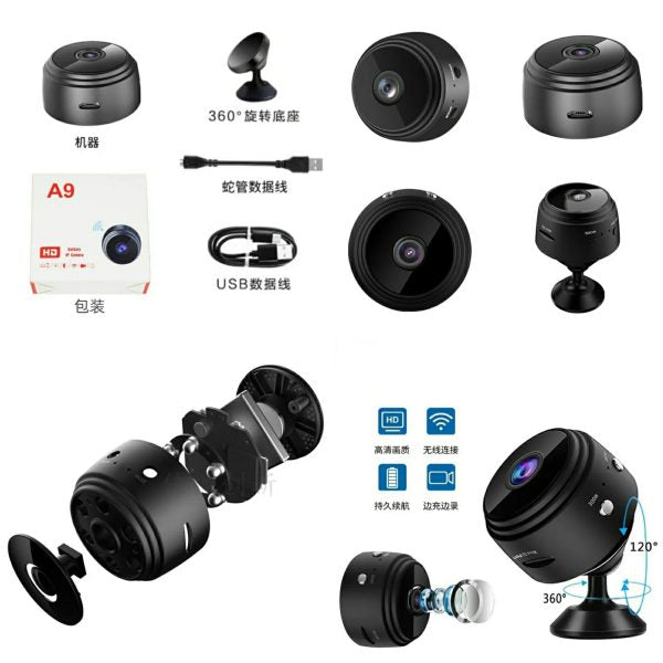 A9 Mini Camera Full Hd Camera 1080p Wifi (random Color)