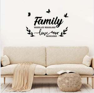 Family Wall Art Decor | Family Quotes Wall Wooden Art