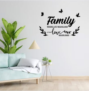 Family Wall Art Decor | Family Quotes Wall Wooden Art