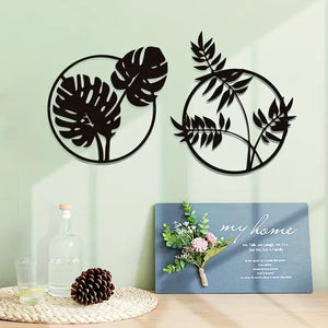 Flowers Wall Art Wall Hanging(black Color)