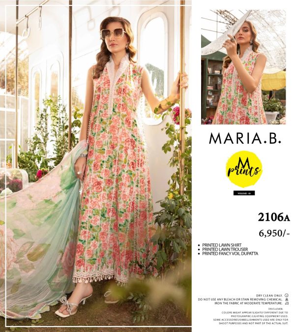 Maria.b Lawn | Unstitched Collection 3 Pieces Casual Wear| Summer 24