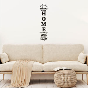 Welcome To Our Home The Sweet Family 3d Wooden Wall Art | Wooden Wall Art