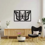 Wooden Butterfly Wall Decorations(black Color )